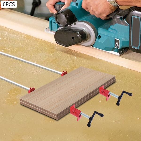 Rørklemmer, Jernmateriale, 6-delt Sæt, 3/4" Rørkompatibilitet, Bred Klemrange, Stabil Base