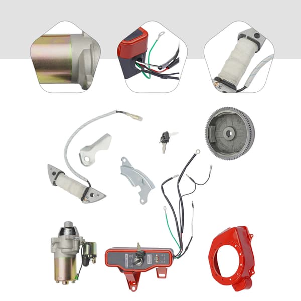 Startmotor Kit, Lätt Installation, Hållbara Material,Röd
