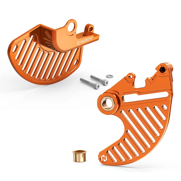 Bromsskivsskydd, Lättviktsaluminium, Hög precision passform,Orange Set