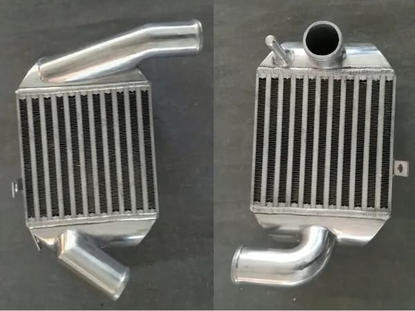 Intercooler, Aluminium, Designet til Audi A4 S4 Allroad A6 Kompatibilitet,sort