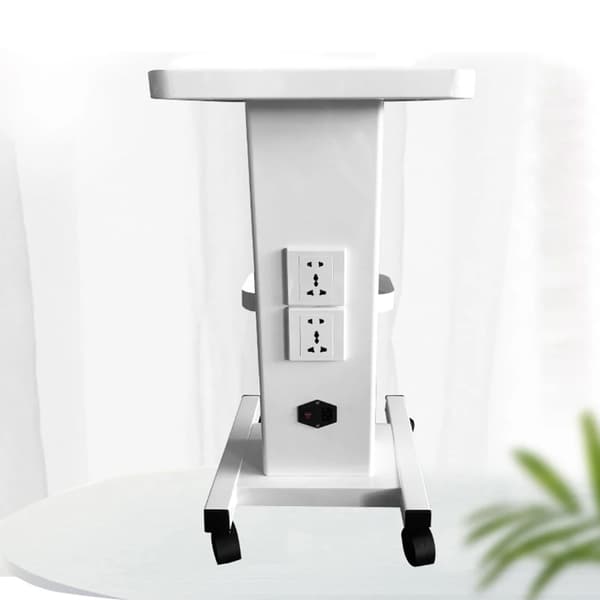 Salongsvagn, Bärbar Design, Hållbar Konstruktion,vit