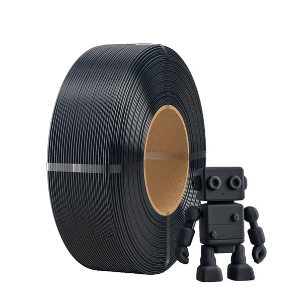 3D-printer filament, ingen sammenfiltring, boblefri,PETG Sort