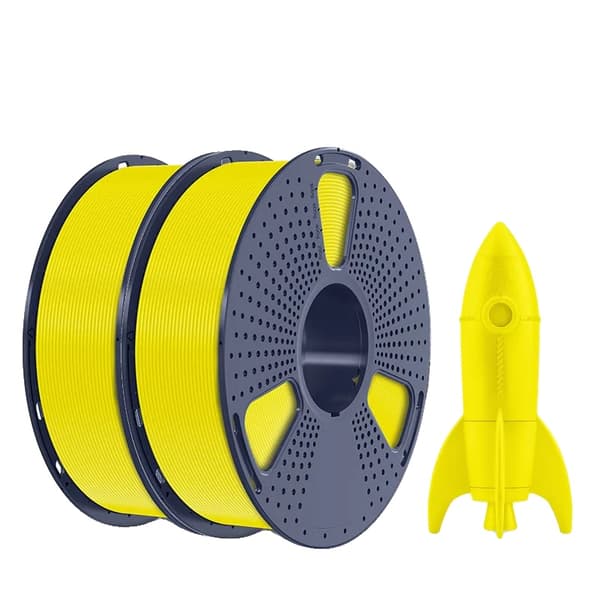 3D-printer filament, AntiString-design, høj fluiditet,HS-PLA Gul