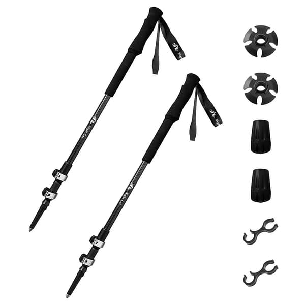 Trekkingstav, Letvægts, Justerbar Længde,2PCS