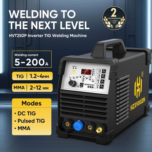 TIG-svejser, multifunktionskapacitet, præcisionskontrol,220V, HVT250P
