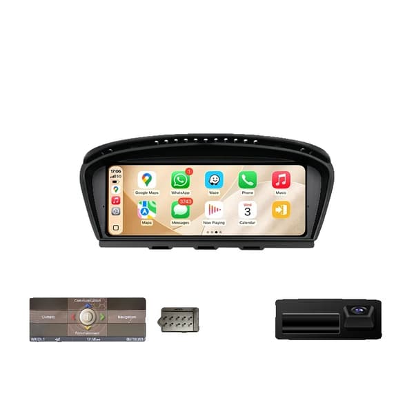 Carplay, Touchskærm, Smartphone-kompatibilitet, kompatibel med BMW E60 E61 E63 E64 2003-2010,Linux 5 Serie CCC+CAM