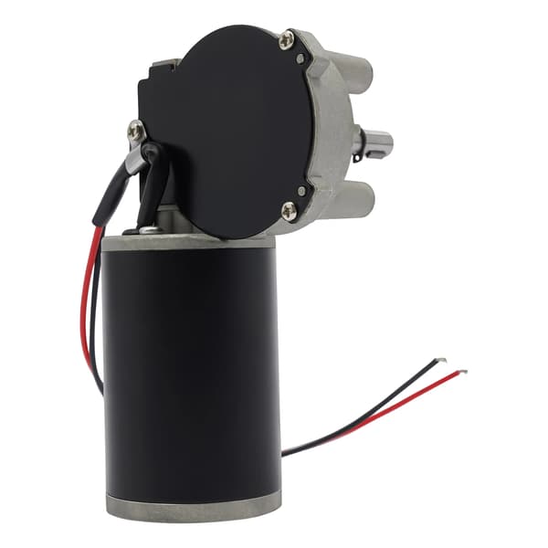 DC Gear Motor, 12V, 60W Effekt,12V, sort