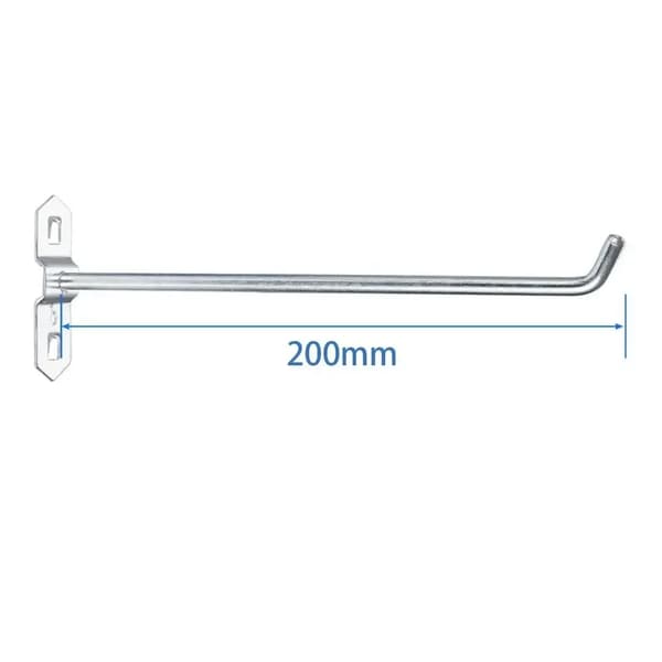 Pegboard Krog, Stål Konstruktion, Alsidig til Værktøjsorganisation,5Pcs-a, 200mm