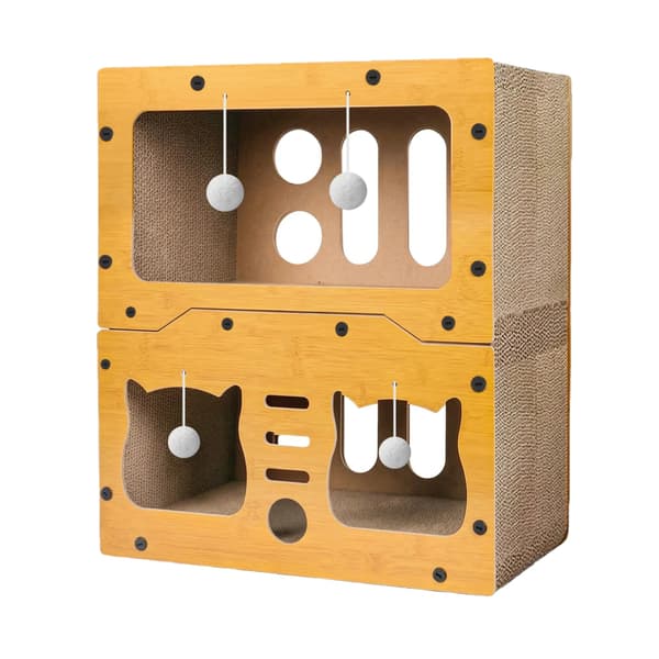Katteskrabeplade, Multifunktionelt Design, Tre-lags Struktur,GUL