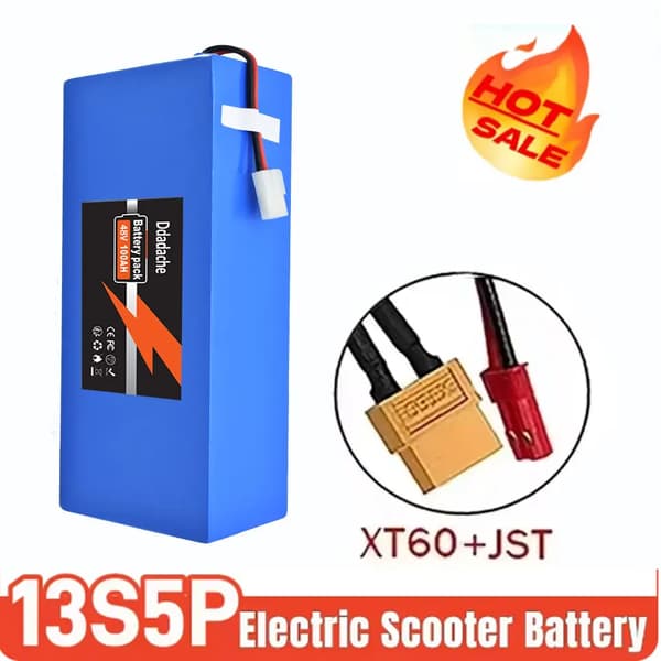 Batteri, 48V Litium, 100Ah Kapacitet, XT60-JST
