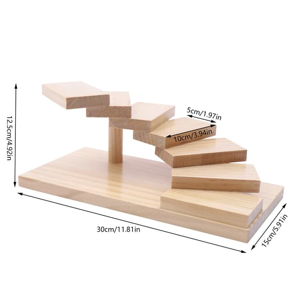 Sushi Rack, Multi-Tier Display Stand, Tabletop Serving Tray,Khaki