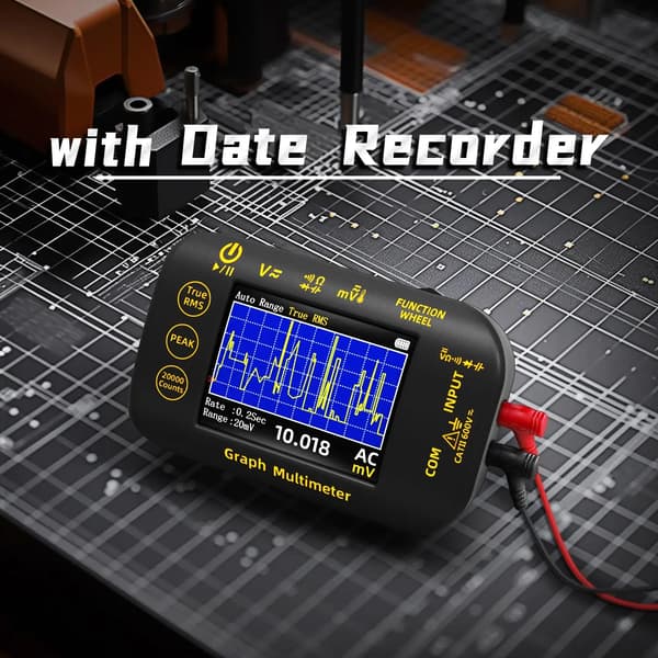 Digital multimeter, datainspelning, högprecisionsmätningar,S450