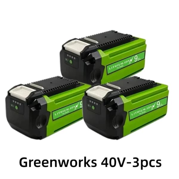 Litiumioniakku, 40V, 9000mAh kapasiteetti,3PCS