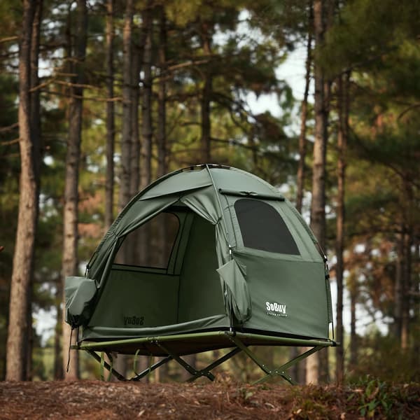 Dome Tält, Kompakt Design, Snabb Uppställning,grön