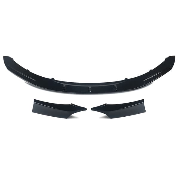 Front Splitter, Aerodynamisk Design, Direkte Montering,Glans Sort