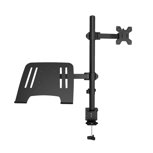 Monitorställ, Ergonomisk Design, 360° Rotation,svart
