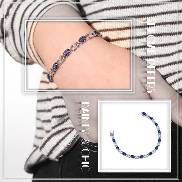 Armband, Wrap Stil, Iolitsten,Silverpläterad