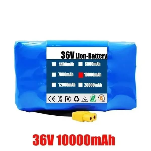 Akku, 36V Jännite, 12Ah Kapasiteetti,10000mAh