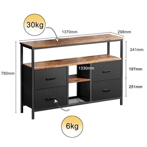 Kommode, Moderne Design, God Opbevaringsplads,240403PH0405