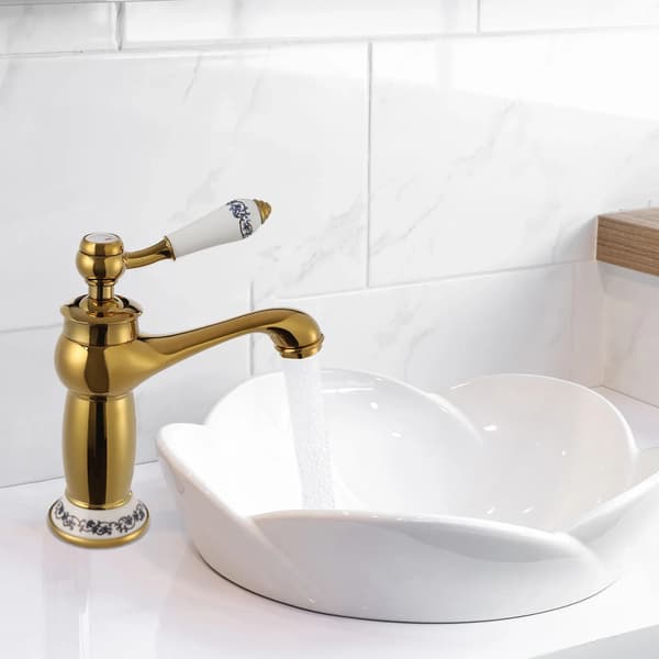 Vaskeskuffe, Messingkonstruktion, Ergonomisk Design,Guld
