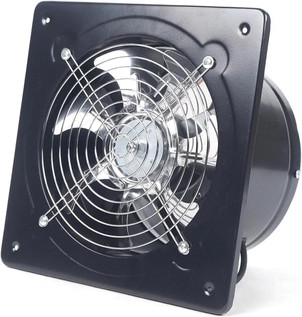 Industriel Vægventilator, Multifunktionel Aksialventilator, Effektiv Ventilation,sort