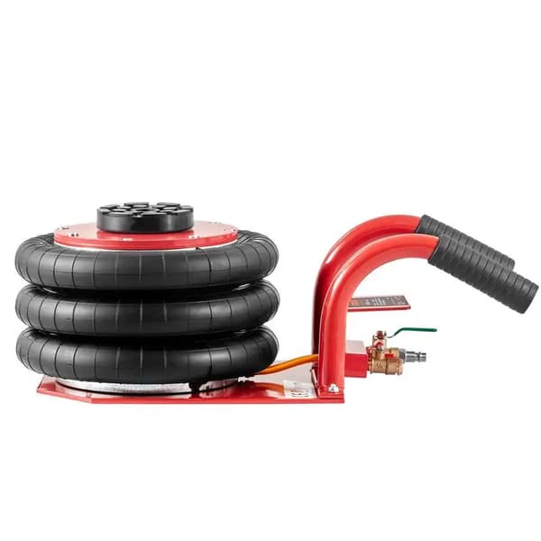 Luftpump, 3 tons kapacitet, bärbar luftlyftdesign, armégrön