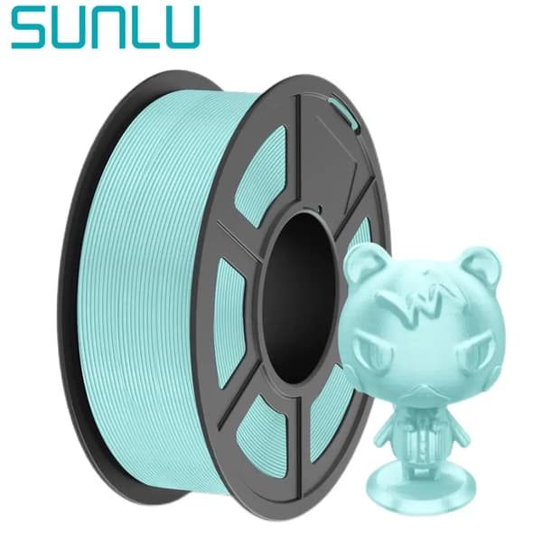 3D Filament, TPU Material, Glänsande Yta, Ljusblå