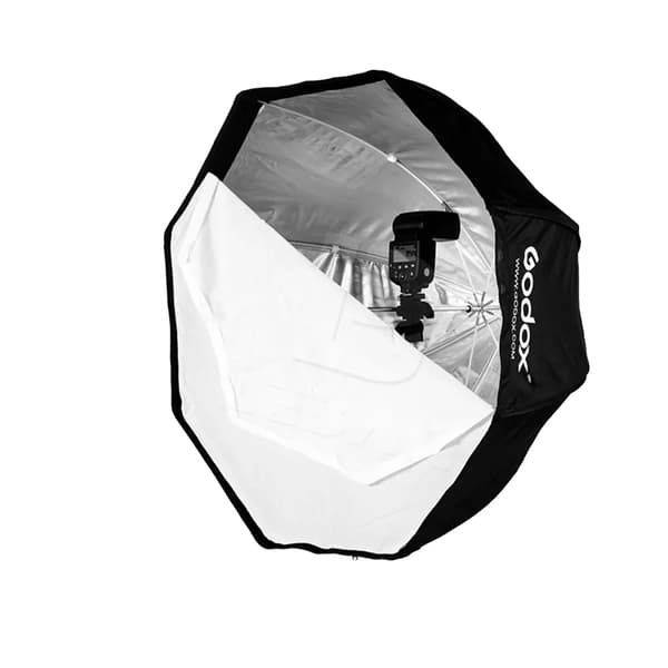 Paraply Softbox Reflektor, Bærbar Design, Holdbart Materiale,95CM