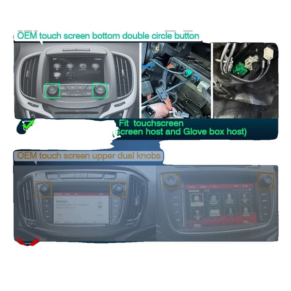 CarPlay och Android Auto Dekoder, Mediaplayback, Enkel Installation,Touchscreen HMI 2.0/2.52013-18