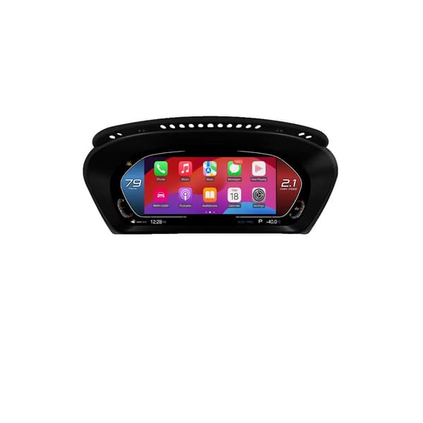 Trådløs CarPlay, Digitalt Instrument Cluster, Kompatibel med X6 E71, Android Spejling, X6 E71