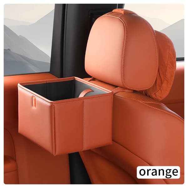 Förvaringslåda, Fyrkantig Design, Premium Material,Orange