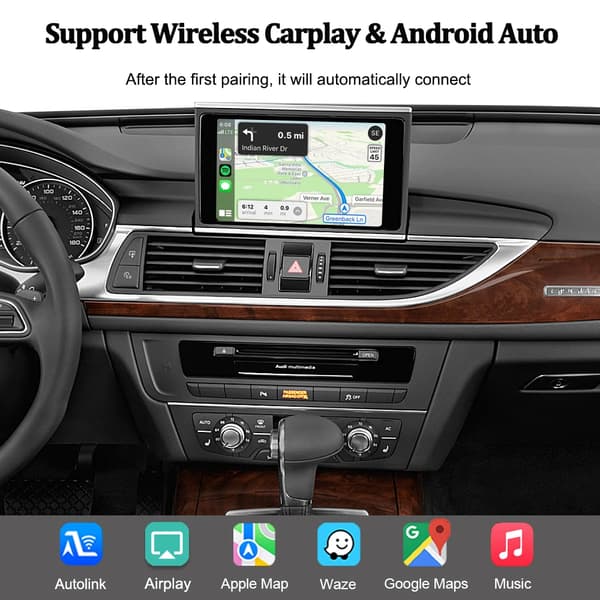 CarPlay og Android Auto Interface, Problemfri Smartphone Integration, Forbedret Lydkvalitet,HNR