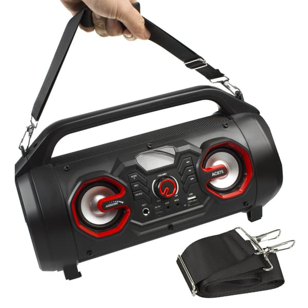 Bærbar højttaler, Bluetooth-forbindelse, holdbart design,Sort, Højttaler