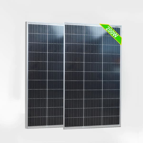 Solpanel, Holdbart Design, Høj Effektivitet,2Stk 100W Panel