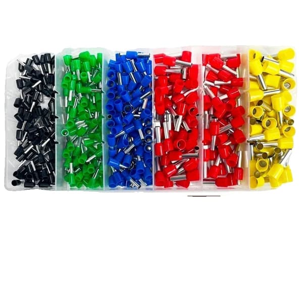 Krympeterminal Sæt, Kobbermateriale, Assorterede Størrelser,VE-KIT-450Pcs