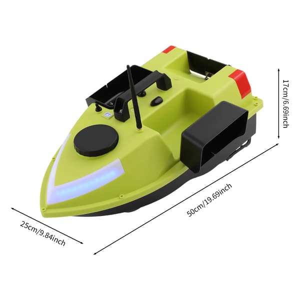 Bait Boat, GPS Navigation, Dobbelt Motor System,grøn