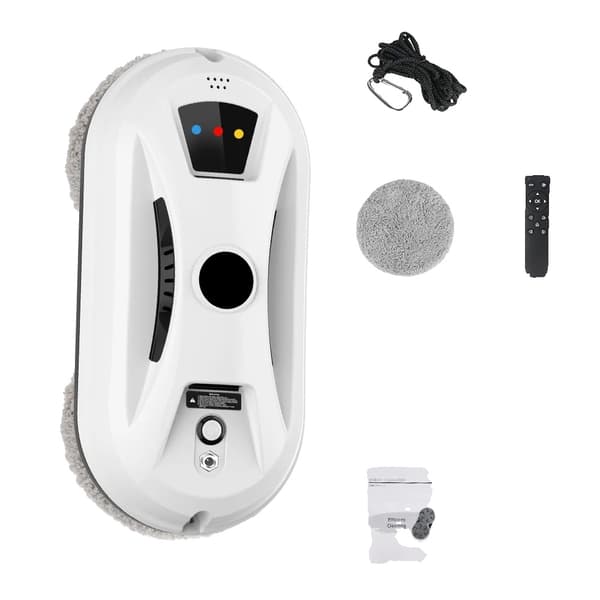 Fönsterputsrobot, 5600 Pa sug, Smart AI-navigering,Manuell spray(pl)