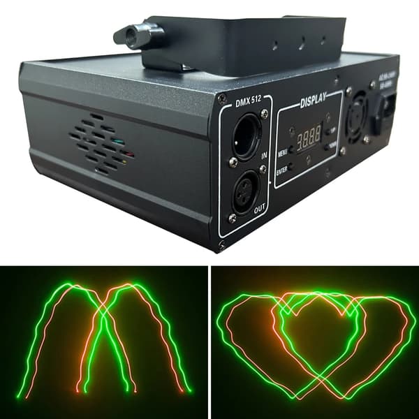 RGB Moving Head Projektor, Lydaktiveret Kontrol, Tri-Farve Array,Dobbeltlinse RGB (EU)
