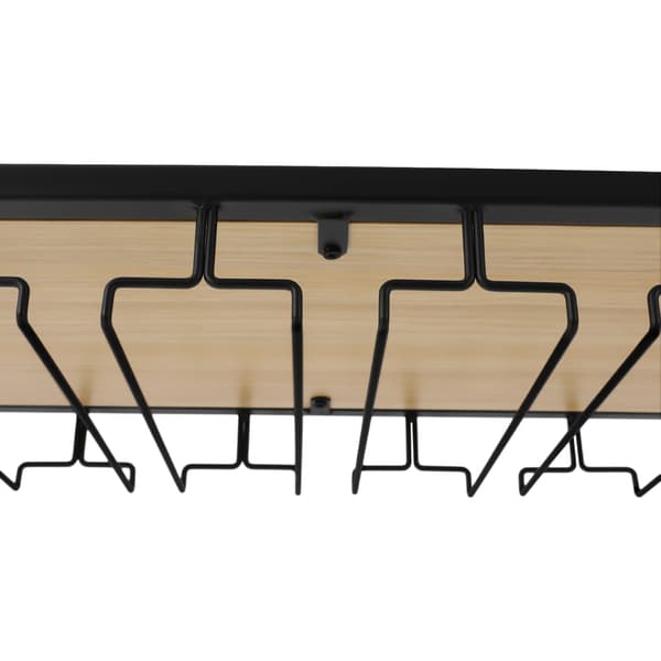 Vinglasställ, Hållbar Konstruktion, Elegant Design,svart