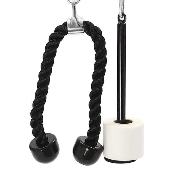 Remskive System, 100 kg Kapacitet, Justerbar Kabellængde,Sort