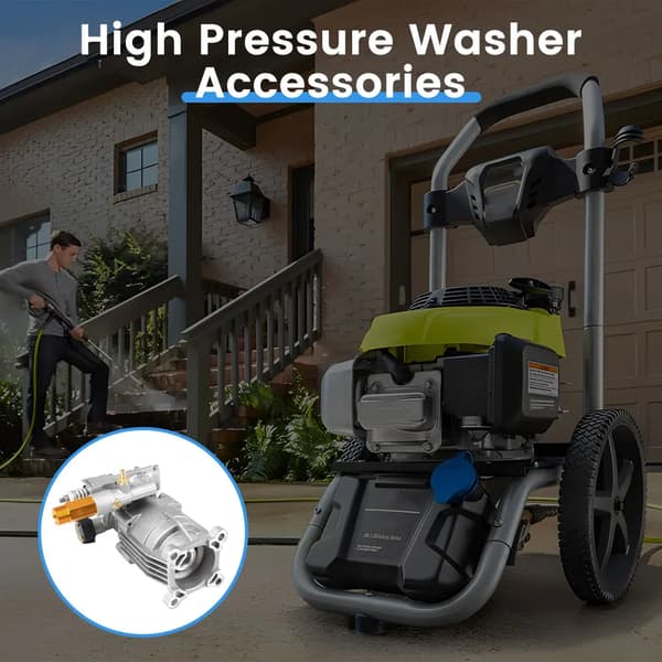 Högtryckstvätt Pump, 2,4 GPM Flödeshastighet, 2600-3200 psi Prestanda,Sladdad elektrisk