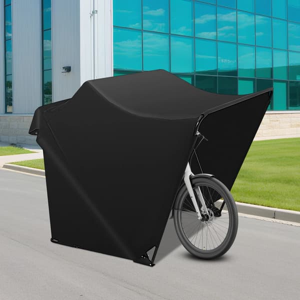 Motorcykel Telt, Kraftig Beskyttelse, Robust Design,sort