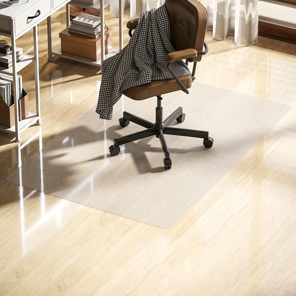 Golvskyddsmatta, PVC-material, halkfri design, Transparent, 150x220cm