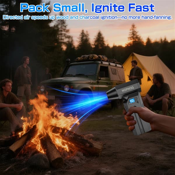 Turbofläkt, Hög Luftflöde, Lätt Design,svart