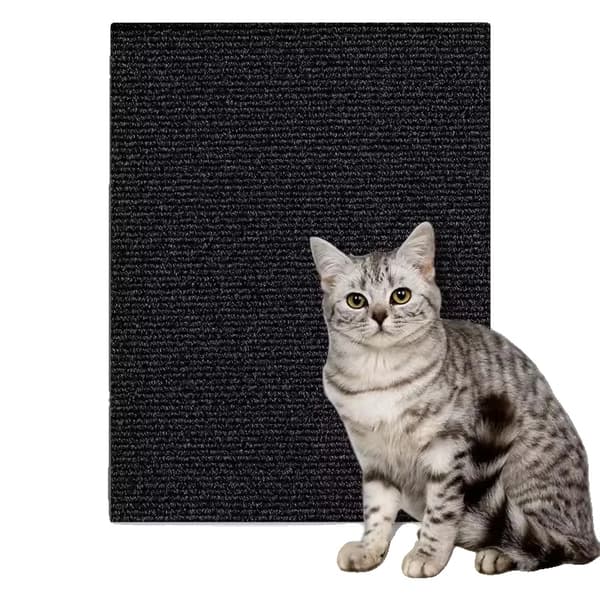 Katteskrabepude, Justerbar Størrelse, Holdbart Design,sort, 30X100CM-a
