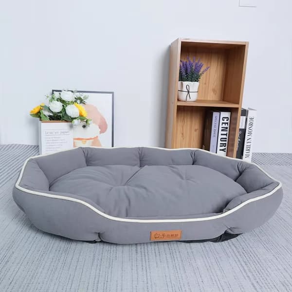 Kæledyrssofa, Varmt Materiale, Rummelig Design,90X60X16-a, Grå
