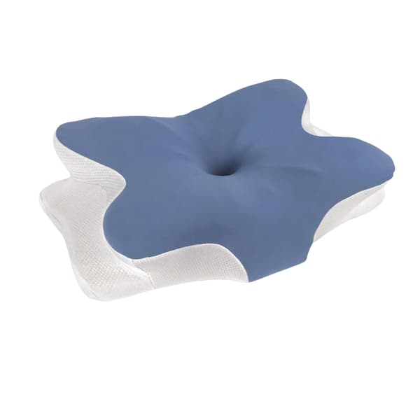 Memory Skum Nakke Pude, Ergonomisk Design, Smertelindring,Blå