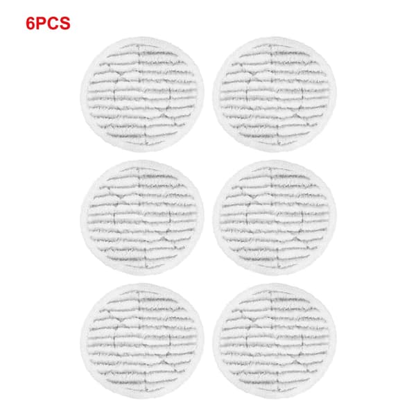 Dampmoppe puder, vaskbare bomuld, kompatible med Devoac VM6,6PCS