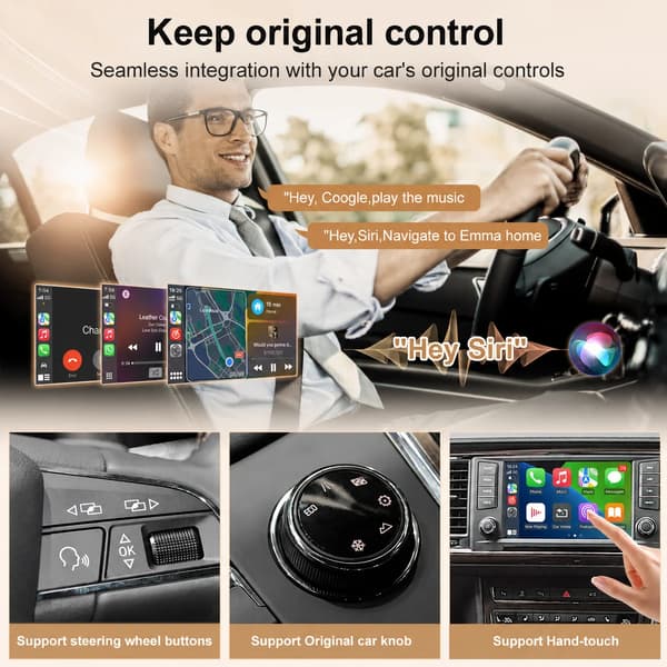 Infotainment Opgradering, Trådløs CarPlay, Android Auto Kompatibilitet,Til sæde MIB1 MIB2