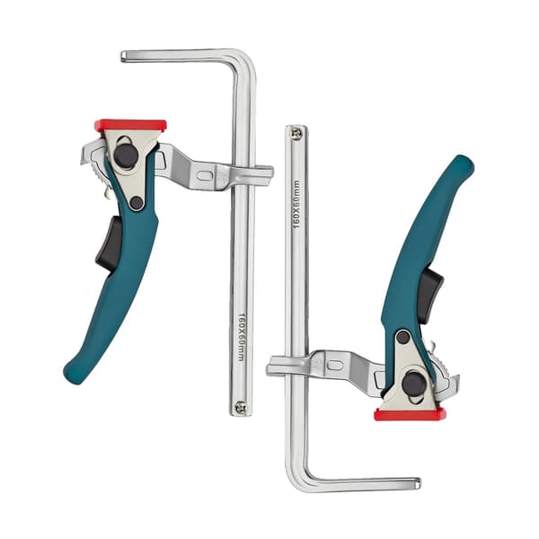 Bordklemme, Hurtigfrigivelse, Egnet til Tømrerarbejde,2PCS, GRØN